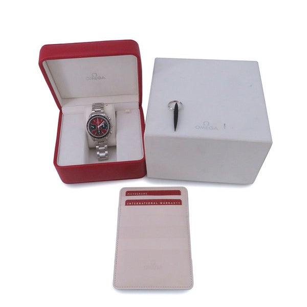 オメガ スピードマスター レーシング クロノグラフ 326.30.40.50.11.001 OMEGA 腕時計 レッド文字盤