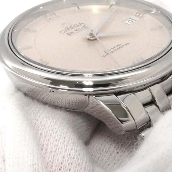 オメガ デヴィル プレステージ 424.10.37.20.02.001 OMEGA 腕時計 シルバー文字盤