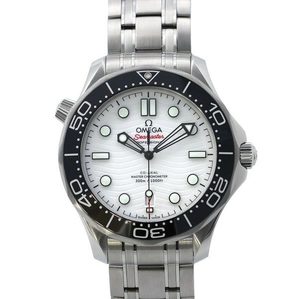 オメガ シーマスター ダイバー 300M コーアクシャル 210.30.42.20.04.001 OMEGA 腕時計 白文字盤