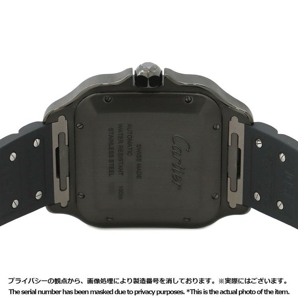 カルティエ サントス ドゥ カルティエ LM WSSA0039 Cartier 腕時計 黒文字盤