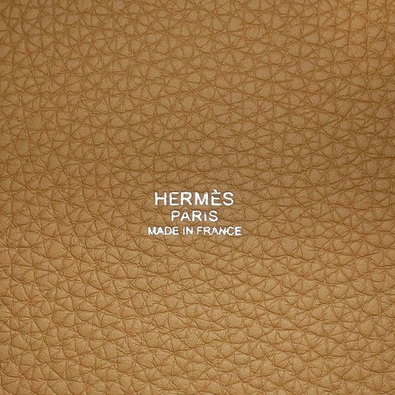 エルメス ハンドバッグ ピコタンロックPM ビスキュイ/シルバー金具 トリヨンクレマンス B刻印