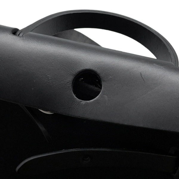 エルメス エールバッグジップPM ルトゥルネ ブラック/シルバー金具 トワルミリタリー/ヴァッシュハンター B刻印 黒