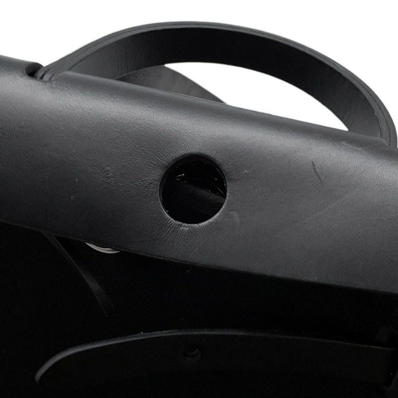 エルメス エールバッグジップPM ルトゥルネ ブラック/シルバー金具 トワルミリタリー/ヴァッシュハンター B刻印 黒