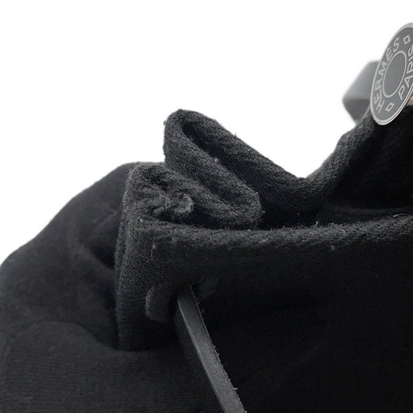 エルメス エールバッグジップPM ルトゥルネ ブラック/シルバー金具 トワルミリタリー/ヴァッシュハンター B刻印 黒