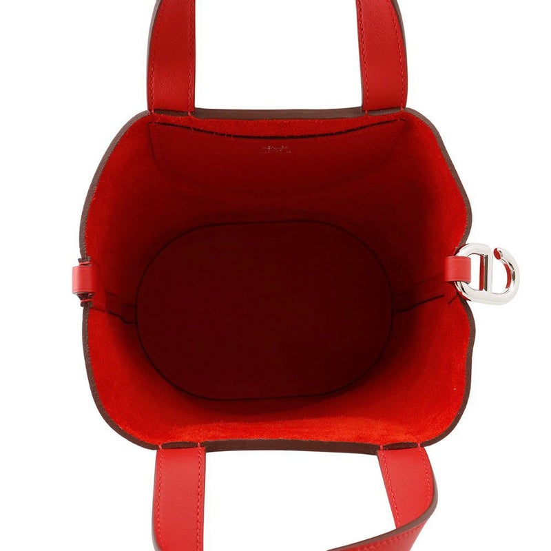 エルメス トートバッグ インザループ 18 ルージュラデュー/シルバー金具 トリヨンクレマンス/スイフト W刻印