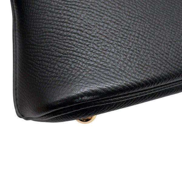 エルメス ハンドバッグ ボリード27 ブラック/ゴールド金具 エプソン Z刻印 2wayショルダー 黒