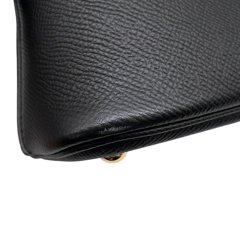 エルメス ハンドバッグ ボリード27 ブラック/ゴールド金具 エプソン Z刻印 2wayショルダー 黒