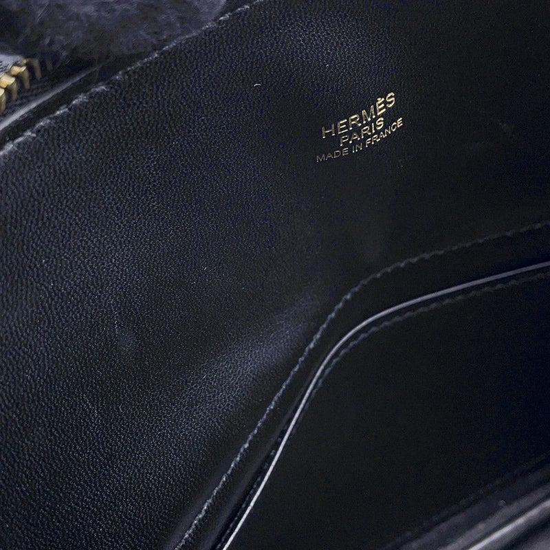 エルメス ハンドバッグ ボリード27 ブラック/ゴールド金具 エプソン Z刻印 2wayショルダー 黒