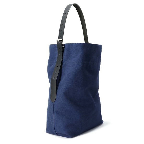 エルメス トートバッグ エトリヴィエール ネイビー/ブラック/シルバー金具 トワルゴエラン/ヴァッシュハンター Y刻印