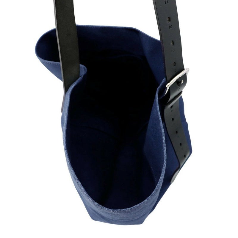 エルメス トートバッグ エトリヴィエール ネイビー/ブラック/シルバー金具 トワルゴエラン/ヴァッシュハンター Y刻印