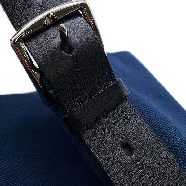 エルメス トートバッグ エトリヴィエール ネイビー/ブラック/シルバー金具 トワルゴエラン/ヴァッシュハンター Y刻印