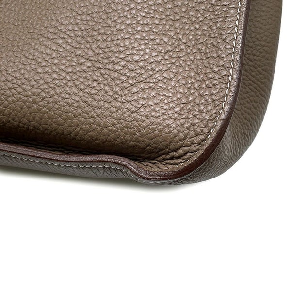 エルメス ショルダーバッグ ジプシエール34 エトゥープ/シルバー金具 トリヨンクレマンス □O刻印