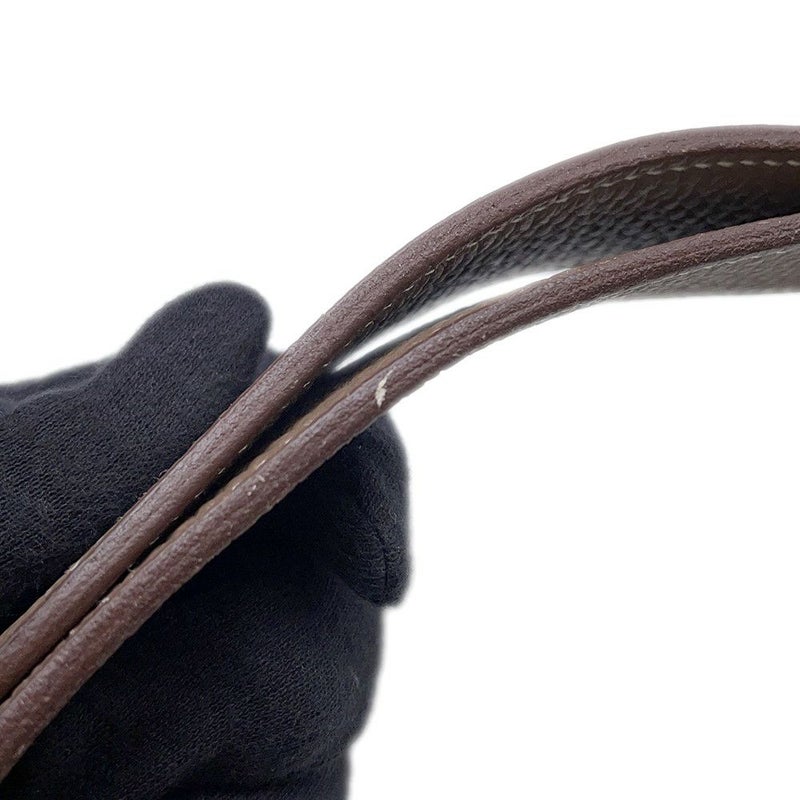 エルメス ショルダーバッグ ジプシエール34 エトゥープ/シルバー金具 トリヨンクレマンス □O刻印