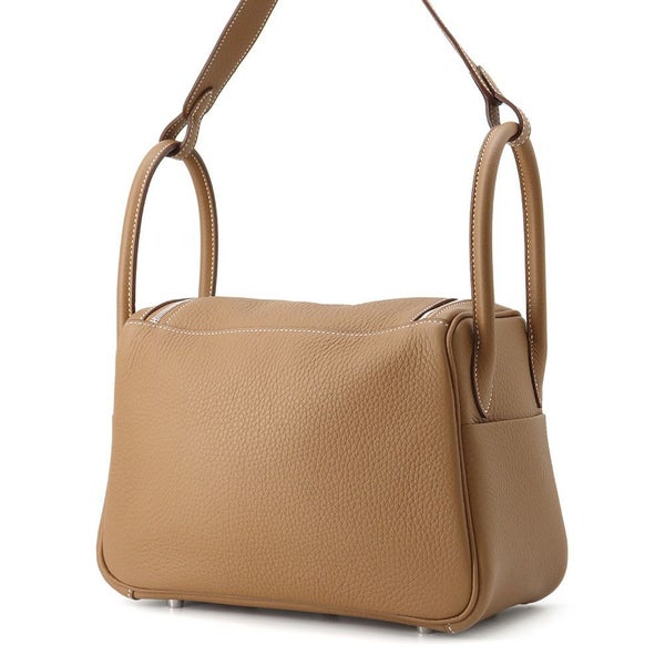 エルメス ハンドバッグ リンディ26  ゴールド/シルバー金具 トリヨンクレマンス K刻印 HERMES 2way ショルダーバッグ
