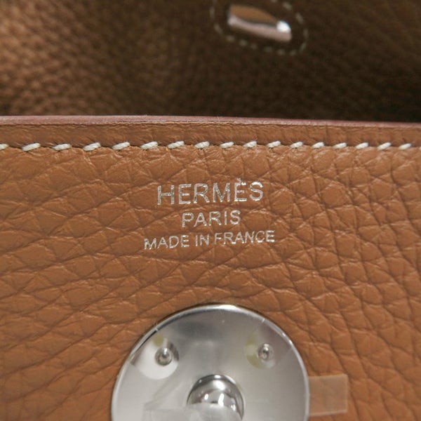 エルメス ハンドバッグ リンディ26  ゴールド/シルバー金具 トリヨンクレマンス K刻印 HERMES 2way ショルダーバッグ