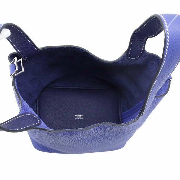 エルメス ピコタンロックPM カザック ブルーエレクトリック/ブルーアンクル/シルバー金具 トリヨンクレマンス Z刻印