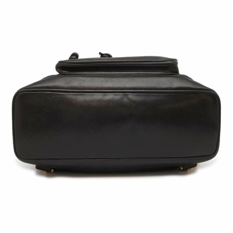 シャネル バックパック ココマーク マトラッセ チェーン CHANEL バッグ リュックサック 黒