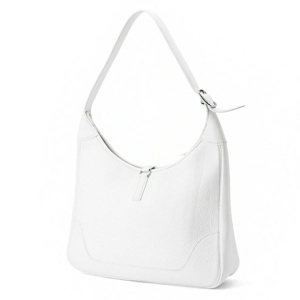 エルメス ショルダーバッグ トリム31 ホワイト/シルバー金具 トリヨンクレマンス □H刻印 白