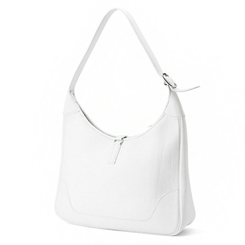 エルメス ショルダーバッグ トリム31 ホワイト/シルバー金具 トリヨンクレマンス □H刻印 白