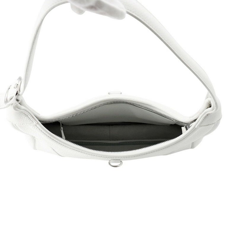 エルメス ショルダーバッグ トリム31 ホワイト/シルバー金具 トリヨンクレマンス □H刻印 白