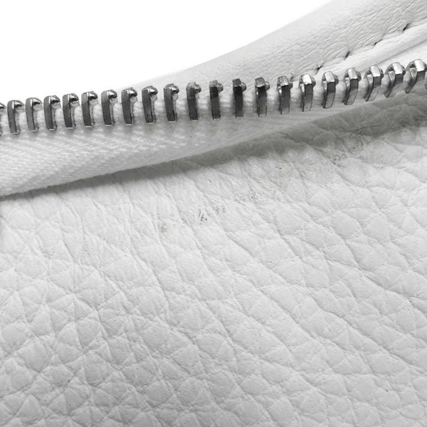 エルメス ショルダーバッグ トリム31 ホワイト/シルバー金具 トリヨンクレマンス □H刻印 白