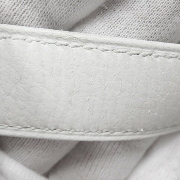 エルメス ショルダーバッグ トリム31 ホワイト/シルバー金具 トリヨンクレマンス □H刻印 白