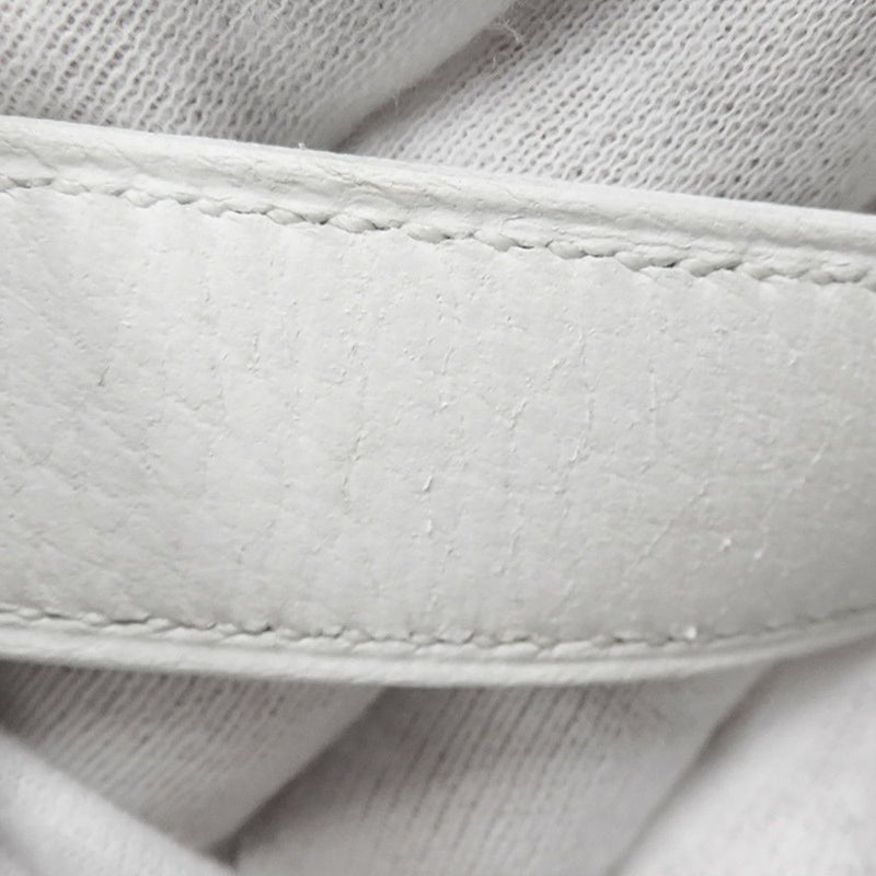 エルメス ショルダーバッグ トリム31 ホワイト/シルバー金具 トリヨンクレマンス □H刻印 白