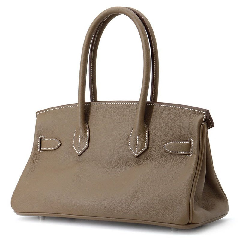 エルメス ショルダーバーキン29 エトゥープ/シルバー金具 エバーカラー K刻印 HERMES Birkin