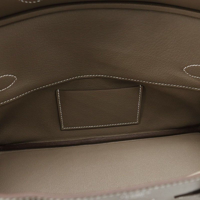 エルメス ショルダーバーキン29 エトゥープ/シルバー金具 エバーカラー K刻印 HERMES Birkin