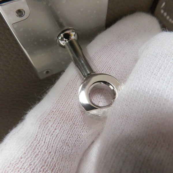 エルメス ショルダーバーキン29 エトゥープ/シルバー金具 エバーカラー K刻印 HERMES Birkin