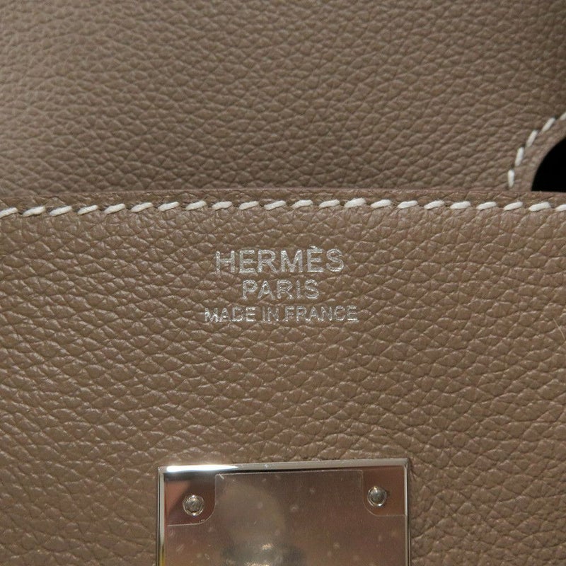 エルメス ショルダーバーキン29 エトゥープ/シルバー金具 エバーカラー K刻印 HERMES Birkin
