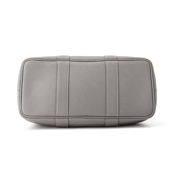 エルメス トートバッグ ガーデンパーティTPM グリメイヤー/シルバー金具 べゴンダ U刻印 HERMES Garden Party