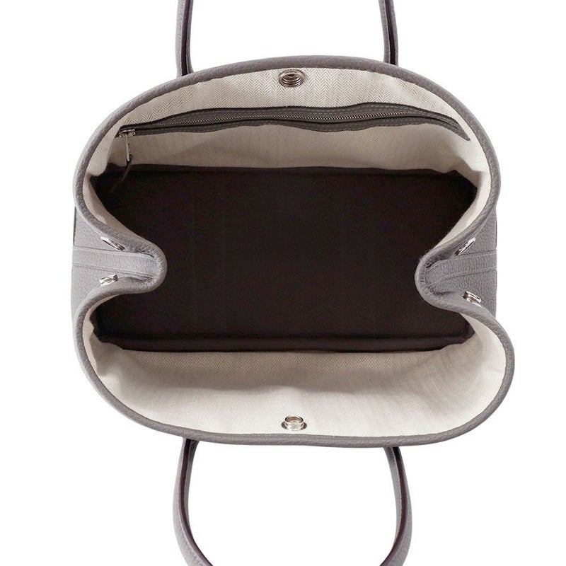 エルメス トートバッグ ガーデンパーティTPM グリメイヤー/シルバー金具 べゴンダ U刻印 HERMES Garden Party