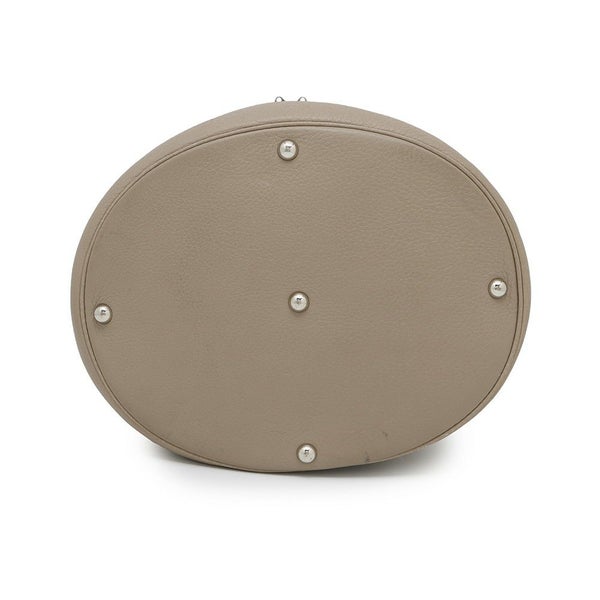 エルメス ハンドバッグ インターシティ ベージュ/シルバー金具 トリヨンクレマンス □D刻印 ショルダーバッグ