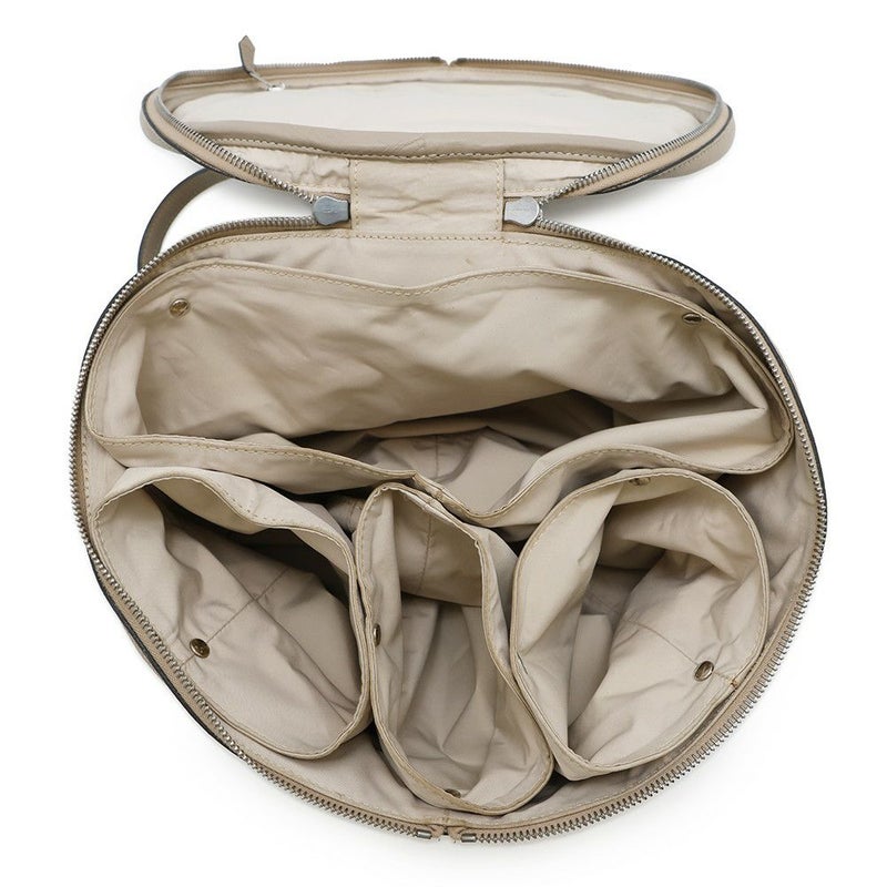 エルメス ハンドバッグ インターシティ ベージュ/シルバー金具 トリヨンクレマンス □D刻印 ショルダーバッグ