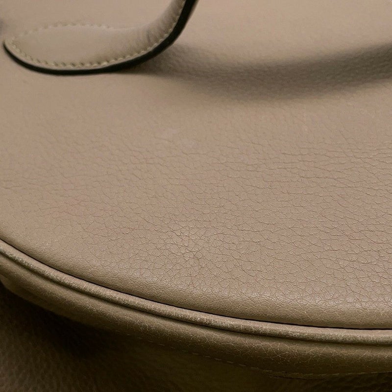 エルメス ハンドバッグ インターシティ ベージュ/シルバー金具 トリヨンクレマンス □D刻印 ショルダーバッグ