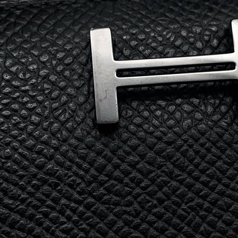 エルメス 長財布 ベアンスフレ ブラック/モノクローム金具 エプソン B刻印 HERMES 財布 黒