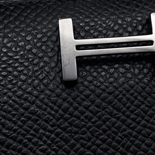 エルメス 長財布 ベアンスフレ ブラック/モノクローム金具 エプソン B刻印 HERMES 財布 黒