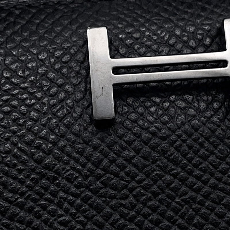 エルメス 長財布 ベアンスフレ ブラック/モノクローム金具 エプソン B刻印 HERMES 財布 黒