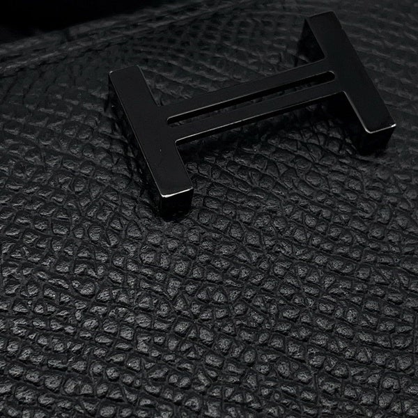 エルメス 長財布 ベアンスフレ ブラック/モノクローム金具 エプソン B刻印 HERMES 財布 黒