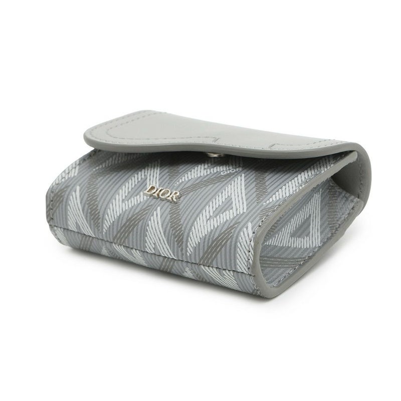 クリスチャン・ディオール ポーチ CDダイヤモンド サドル レザー PVC Christian Dior カードケース