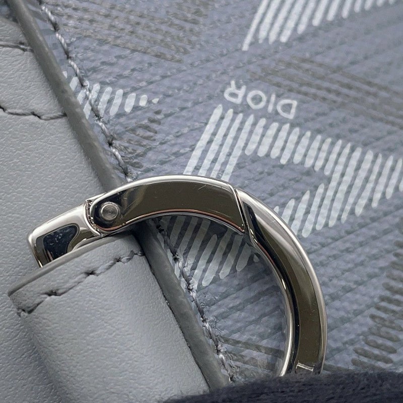 クリスチャン・ディオール ポーチ CDダイヤモンド サドル レザー PVC Christian Dior カードケース