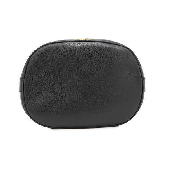 シャネル ショルダーバッグ トリプルココマーク キャビアスキン CHANEL 黒