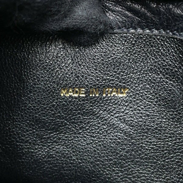 シャネル チェーンショルダーバッグ マトラッセ ココマーク 巾着バッグ ラムスキン CHANEL 黒