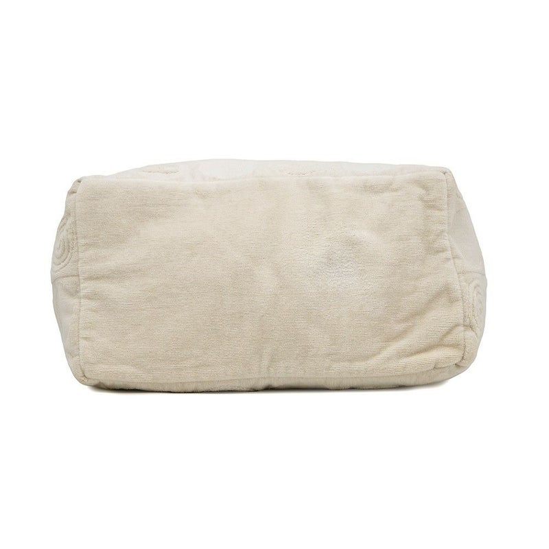 シャネル トートバッグ ビーチバッグセット ココマーク コットン CHANEL ポーチ タオル付き