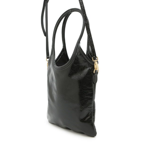 ミュウミュウ ハンドバッグ アイビー  パテントレザー 5BA281 Miu Miu 2wayショルダー 黒