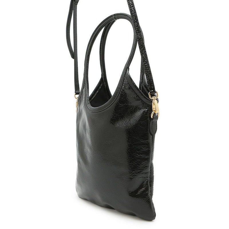 ミュウミュウ ハンドバッグ アイビー  パテントレザー 5BA281 Miu Miu 2wayショルダー 黒