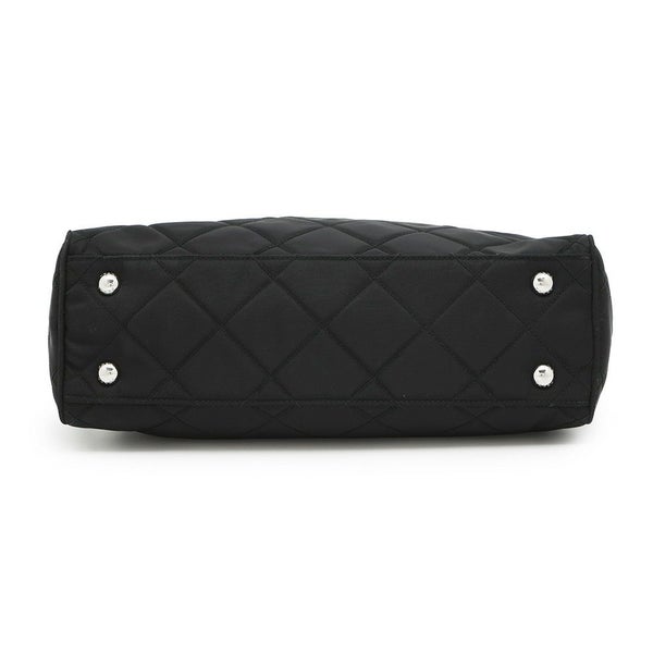 プラダ チェーンショルダーバッグ キルティング ナイロン ブラック 1BB903 PRADA バッグ 黒