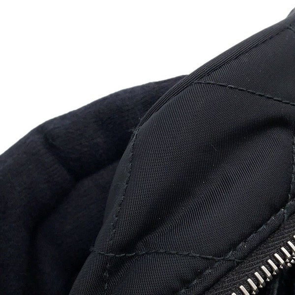 プラダ チェーンショルダーバッグ キルティング ナイロン ブラック 1BB903 PRADA バッグ 黒