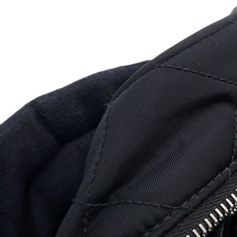 プラダ チェーンショルダーバッグ キルティング ナイロン ブラック 1BB903 PRADA バッグ 黒